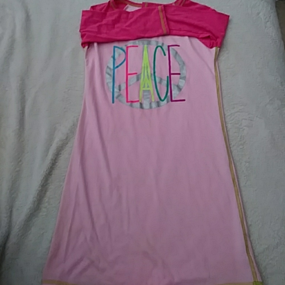 Extra long pajama shirt